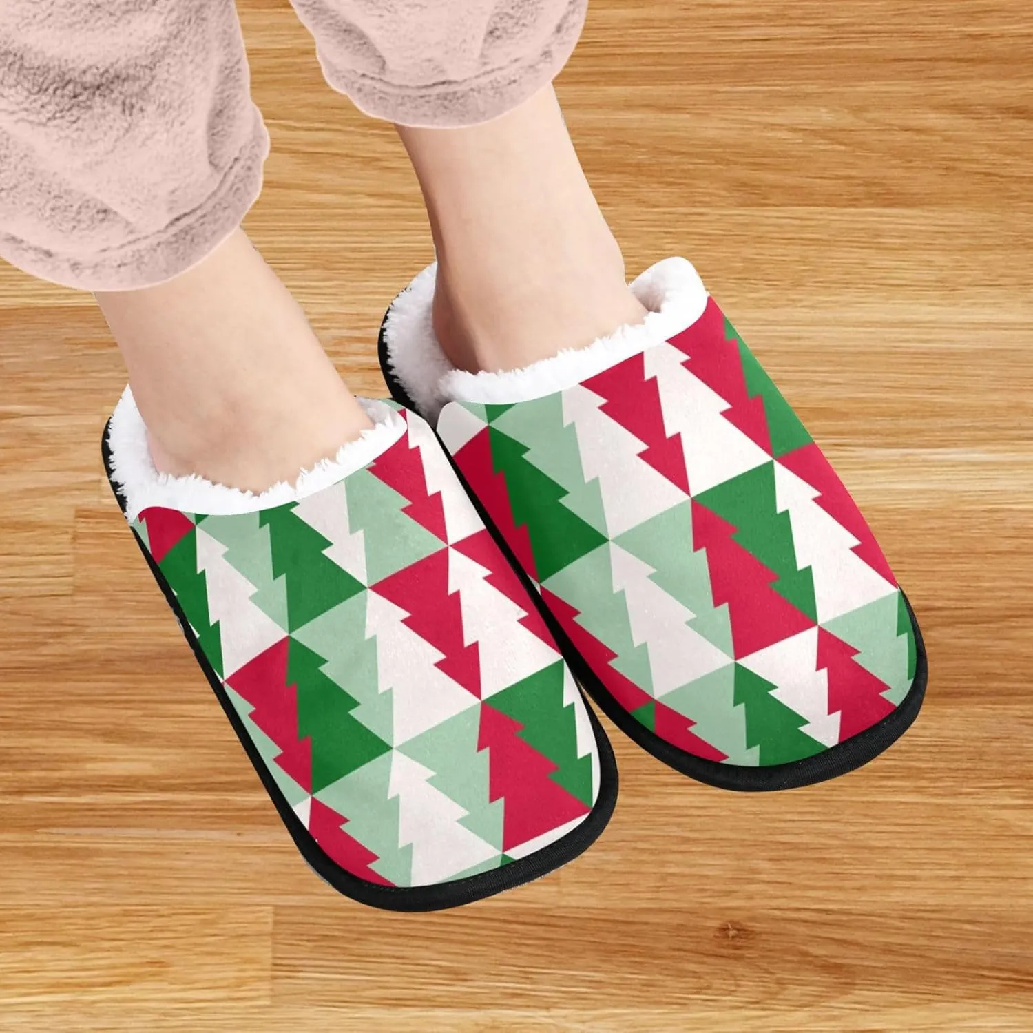 visesunny Floral Slippers Soft Memory Foam Non-Slip Indoor House Slippers Home Shoes for Bedroom Hotel Travel Spa