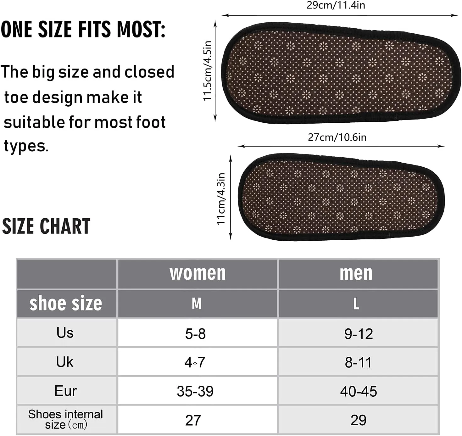 visesunny Modern Slippers for Women Mens Winter Warm Memory Foam Cotton Home Slippers Women's House Slippers Bedroom Slippers Cozy Indoor Outdoor Shoes