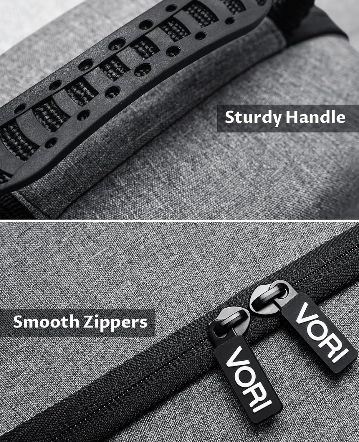 VORI Case for Meta Quest 3/3S/2 & Vision Pro/Pico 4, Elite Strap & Battery Head Strap, with Lens Protector, Portable Hard Carrying Case