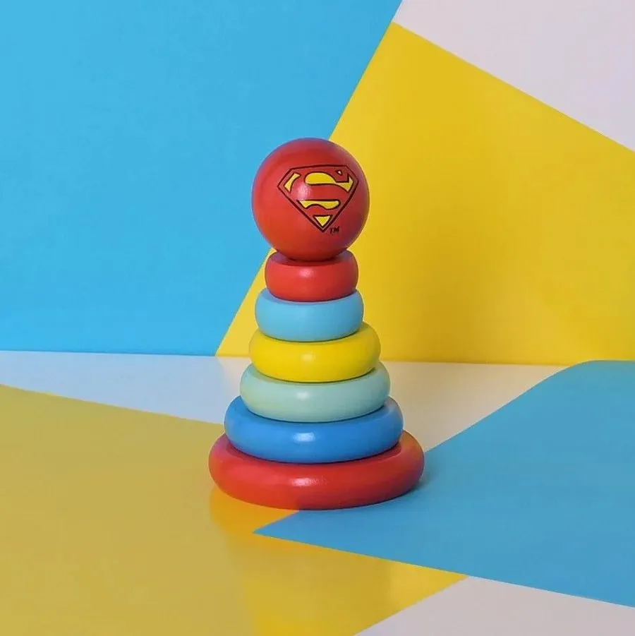 Warner Bros Superman Wooden Stacker