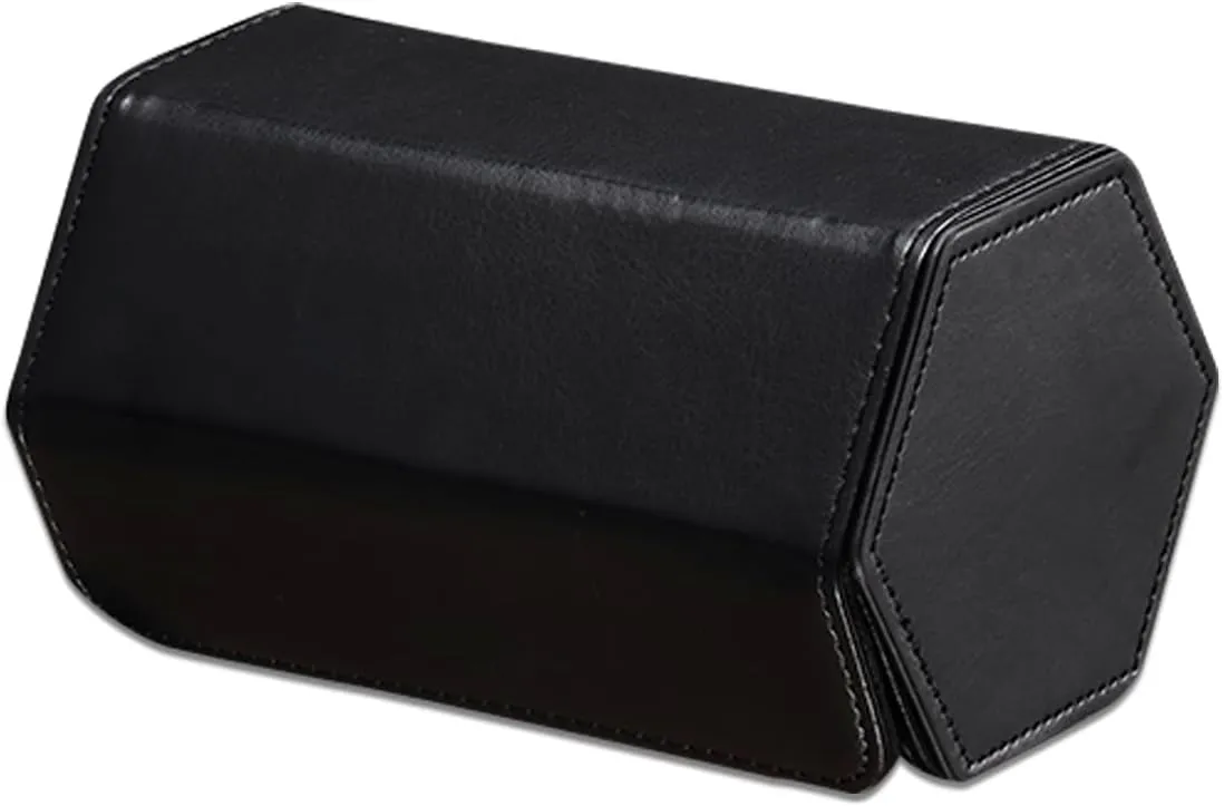 Watch Travel Case Portable Organizer - Luxury Watch Roll Travel Box Recycled Leather Watch Storage and Display for Men and Women