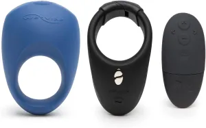 We-Vibe Pivot Vibrating Cock Ring & Bond Wearable Adjustable Vibrating Cock Ring - Sex Toys for Men Bundle
