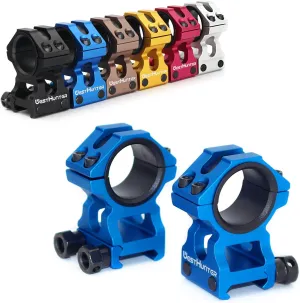 WestHunter Industrial Grade Precision Rifle Scope Rings, 1 Inch 30 mm Tactical 6061 T6 Picatinny Scope Mount | 36 mm / 29 mm Center Height