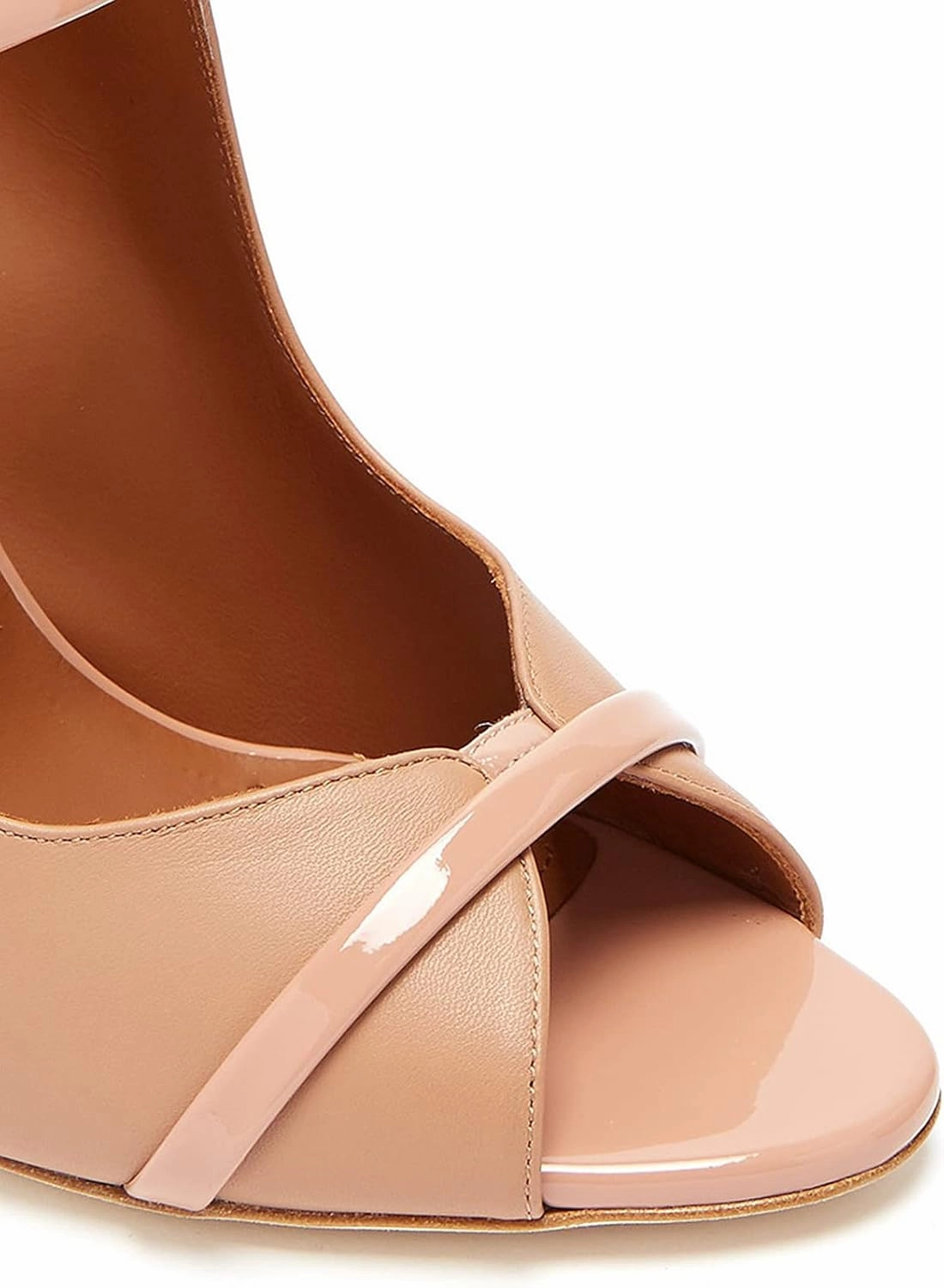 Women's High Heel Open Toe Nude Color One Word Buckle Tiletto Heels Fish Mouth Banquet Wedding Single Shoe Back Zipper Artificial PU Solid Color High Heel