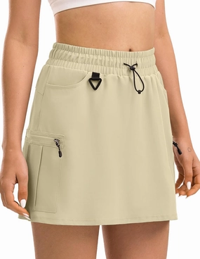 Women's Hiking Cargo Skort Golf Skirt with 5 Pockets Tennis Dressy Casual 16" Skorts for Summer Travel Outdoor 2025