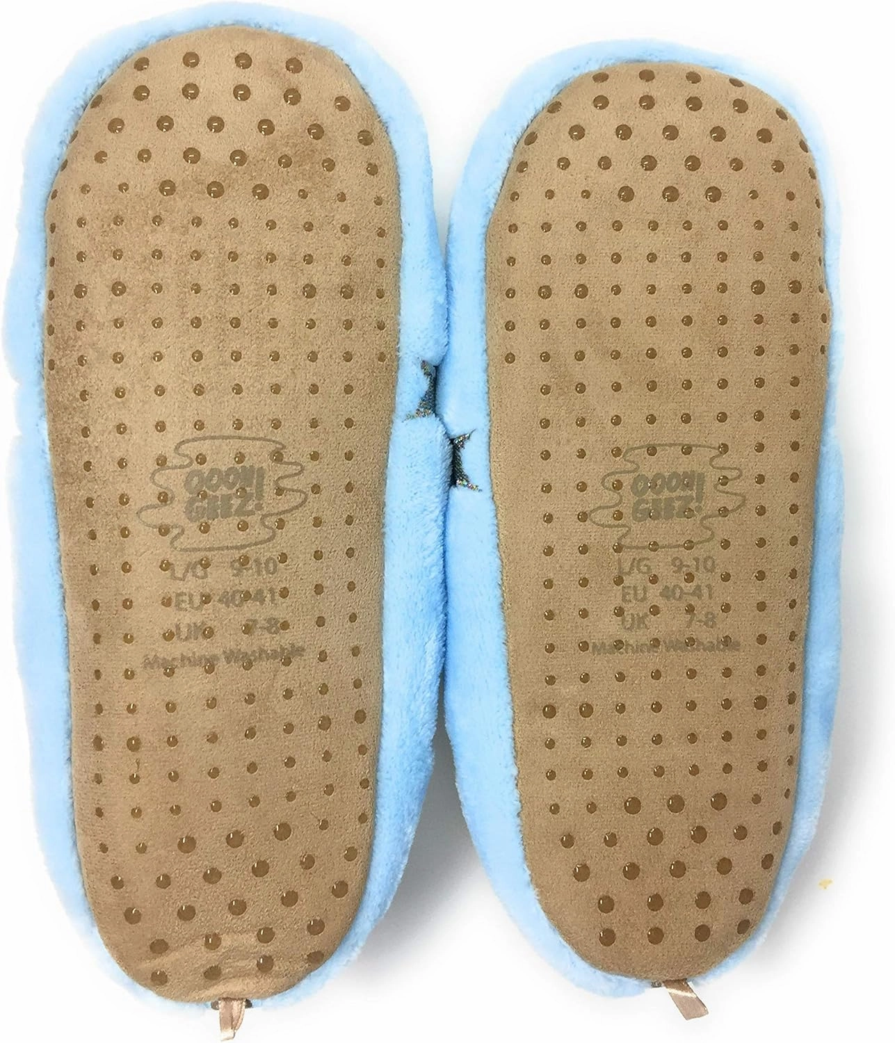 Women’s The Starz Plush Slippers, Cute Fuzzy Sherpa Slippers, Glitter and Stars House Indoor Shoes