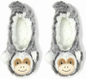 Women’s Travel Buddy Animail Plush House Slippers, Trip Fuuny Novelty Fuzzy Socks