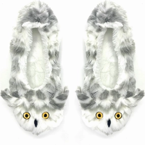 Women’s Travel Buddy Animail Plush House Slippers, Trip Fuuny Novelty Fuzzy Socks