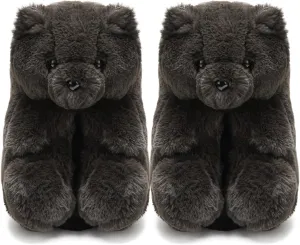 Women's Teddy Bear Slippers Mom Gift Slippers Cozy Women Fuzzy Indoor House Shoes Fun Costume for Adults Cute Animal Slides for Women Her Birthday Valentine's Gift Ideas
