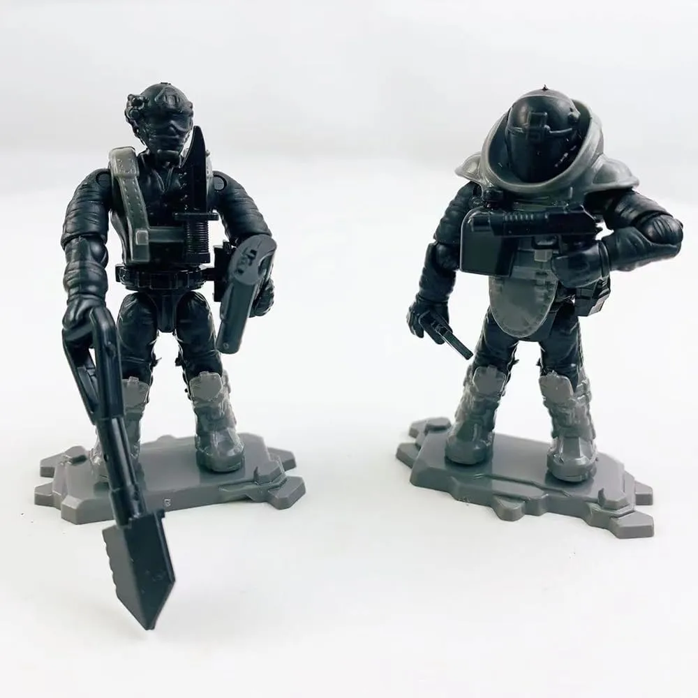 WW2 Building Block Army Military Toy 6 Military Figures Armor Toy Military Base Command Operations Building Brick Toy Battle Sets for Kids Army Soldier Battle Scene Block, C51003W