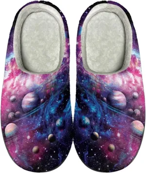 Xoenoiee House Slippers Winter Warm Bedroom Shoes Non Slip House Slippers, Anti-Skid Cozy Indoor Outdoor Slippers
