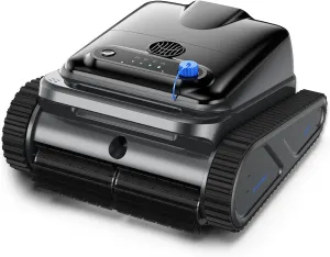 Y50S Robotic Pool Cleaner, Upgraded Motor, Powerful Wall-Climbing with Scrubber Brushes, Smart Path Navigation, Cordless Pool Vacuum for Inground Pools up to 2000 Sq.ft