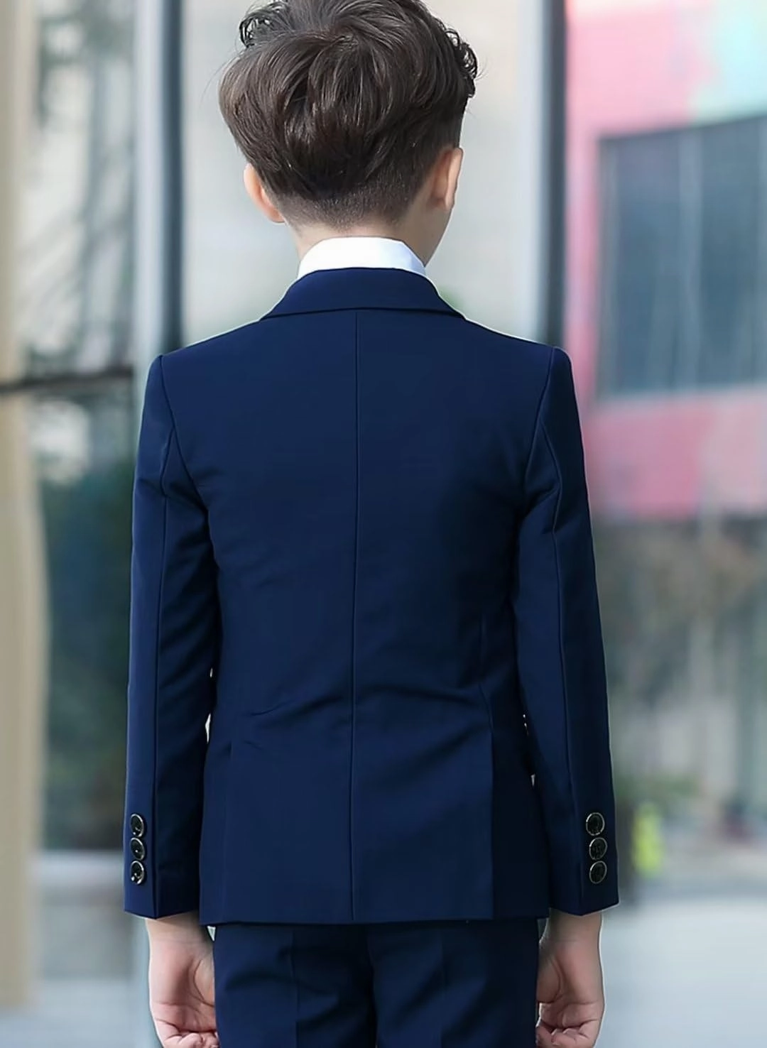 YuanLu Boys Suit for Kids Tuxedo Wedding Ring Bearer Outfit Boy Formal Suits 5 Piece Slim Fit Dresswear Suit Set