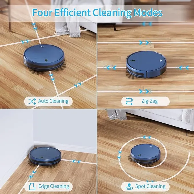 ZCWA Robot Vacuum and Mop, 2 1 Robot
