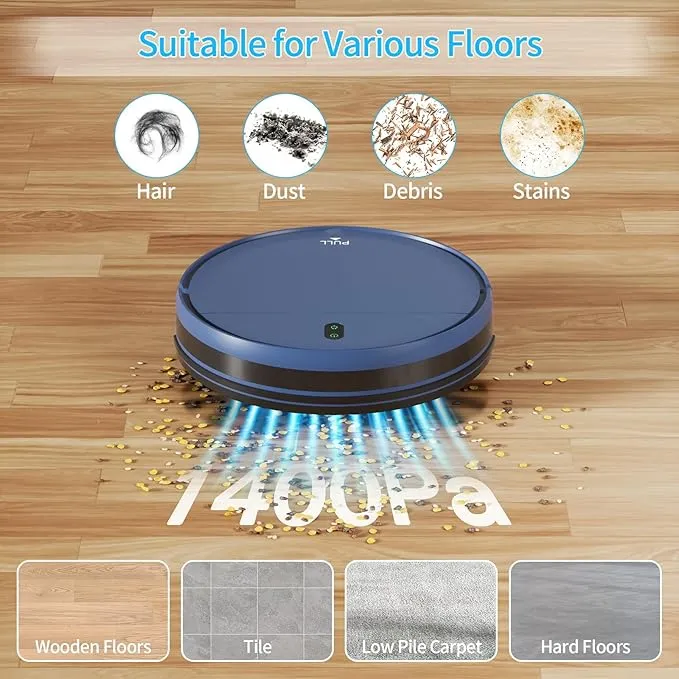 ZCWA Robot Vacuum and Mop, 2 1 Robot
