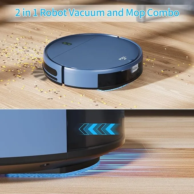 ZCWA Robot Vacuum and Mop, 2 1 Robot