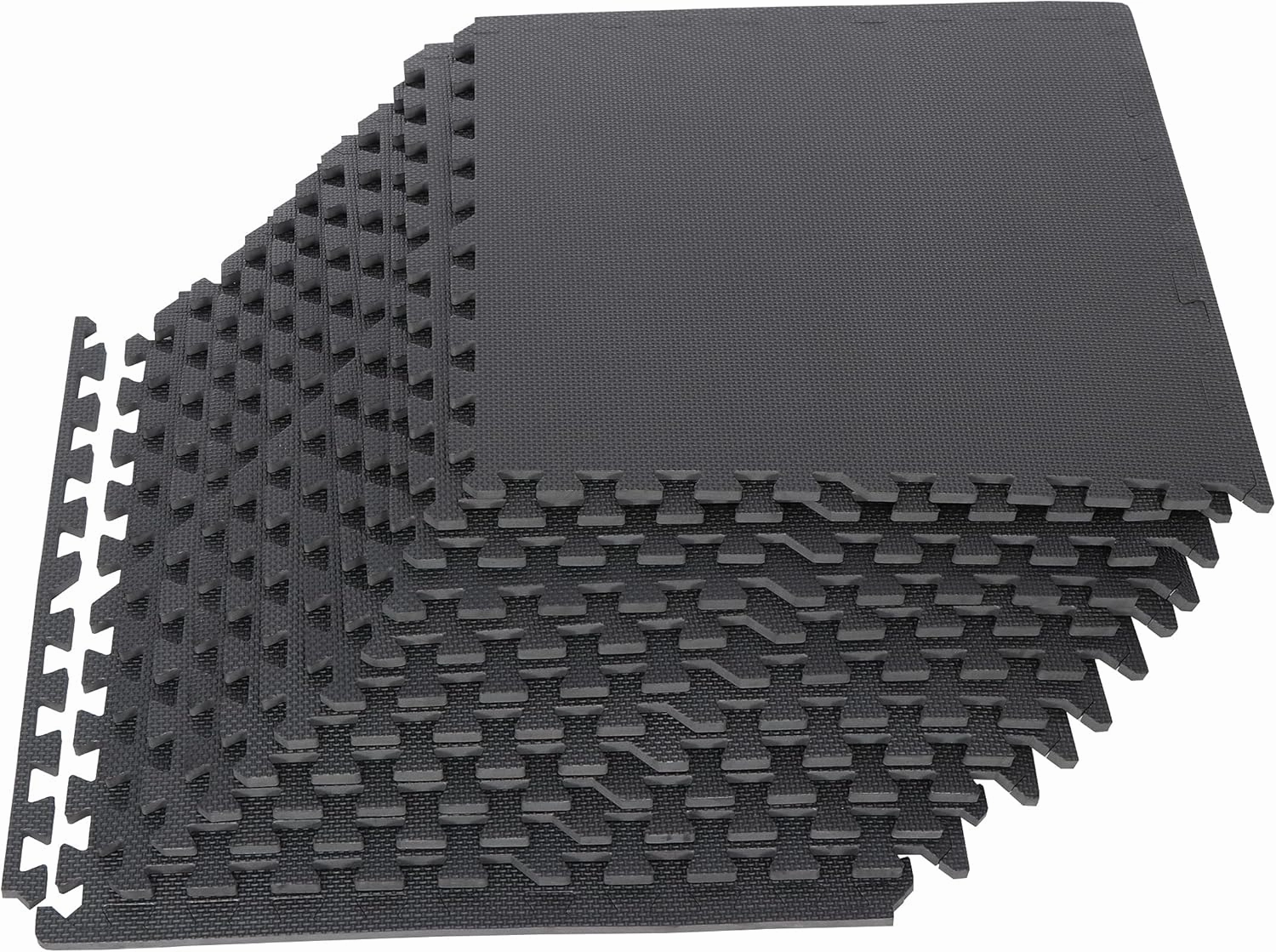 ZENY Puzzle Exercise Mat 1/2'' Thick Interlocking Foam Floor Mat, Gym Flooring Mat, Home Gym Workout Exercise Equipment Mat