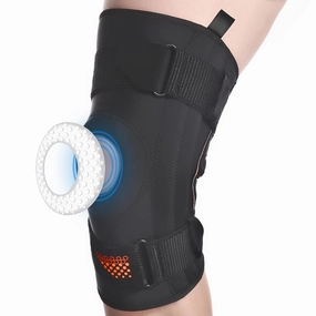 Zupora Knee Brace with Side Stabilizers & Patella Gel Pads for Knee Support，Pressurized shock-absorbing sports knee brace for men and women(Leg circumference：14 inches -16inches)