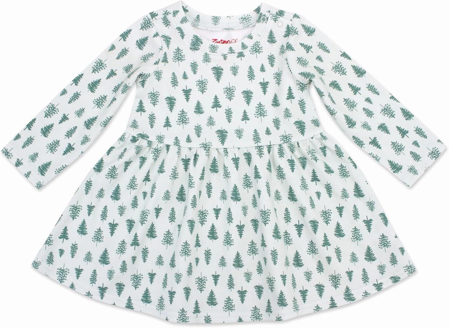 Zutano Baby Girls' Organic Cotton, Long Sleeve Dress
