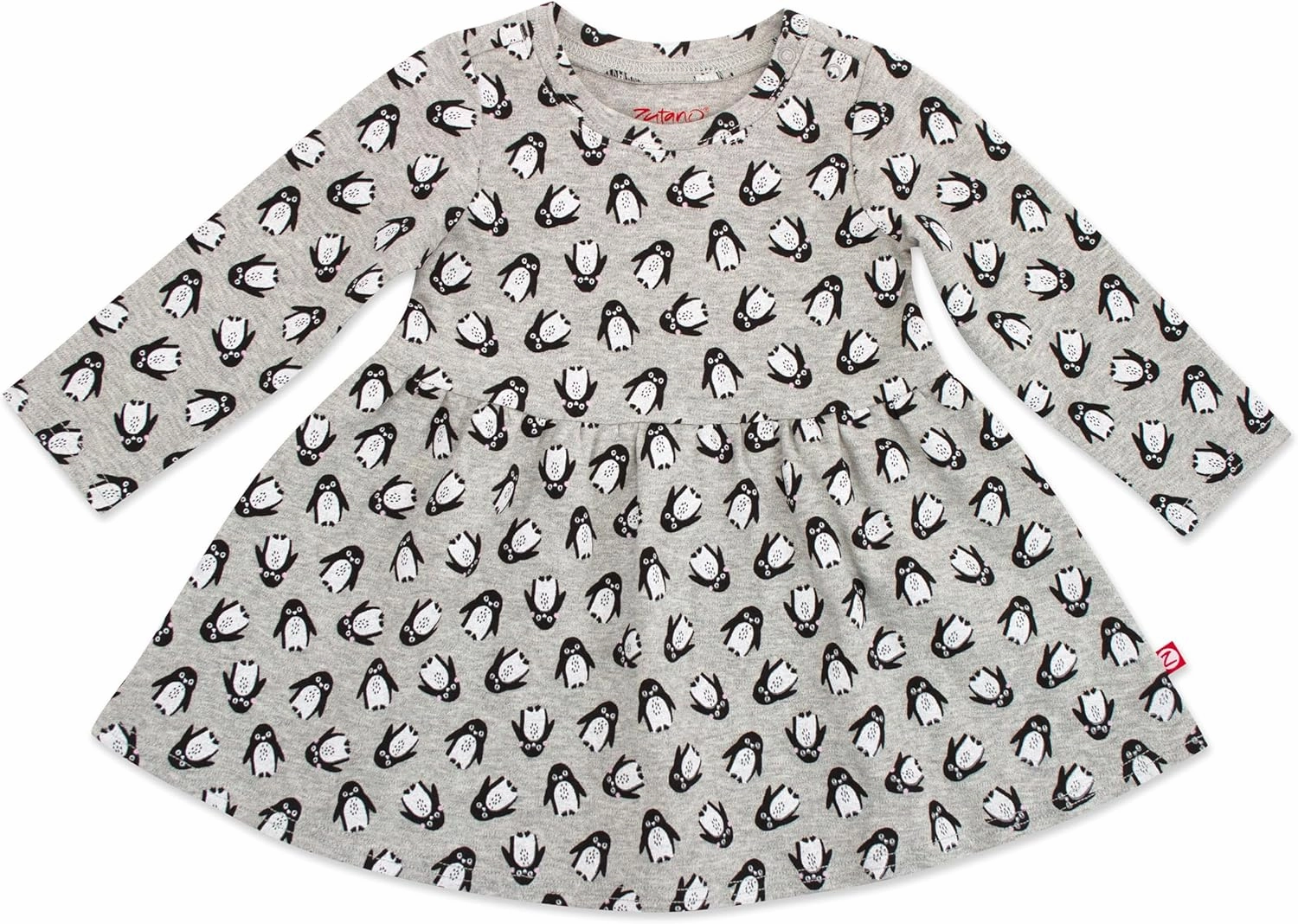 Zutano Baby Girls' Organic Cotton, Long Sleeve Dress