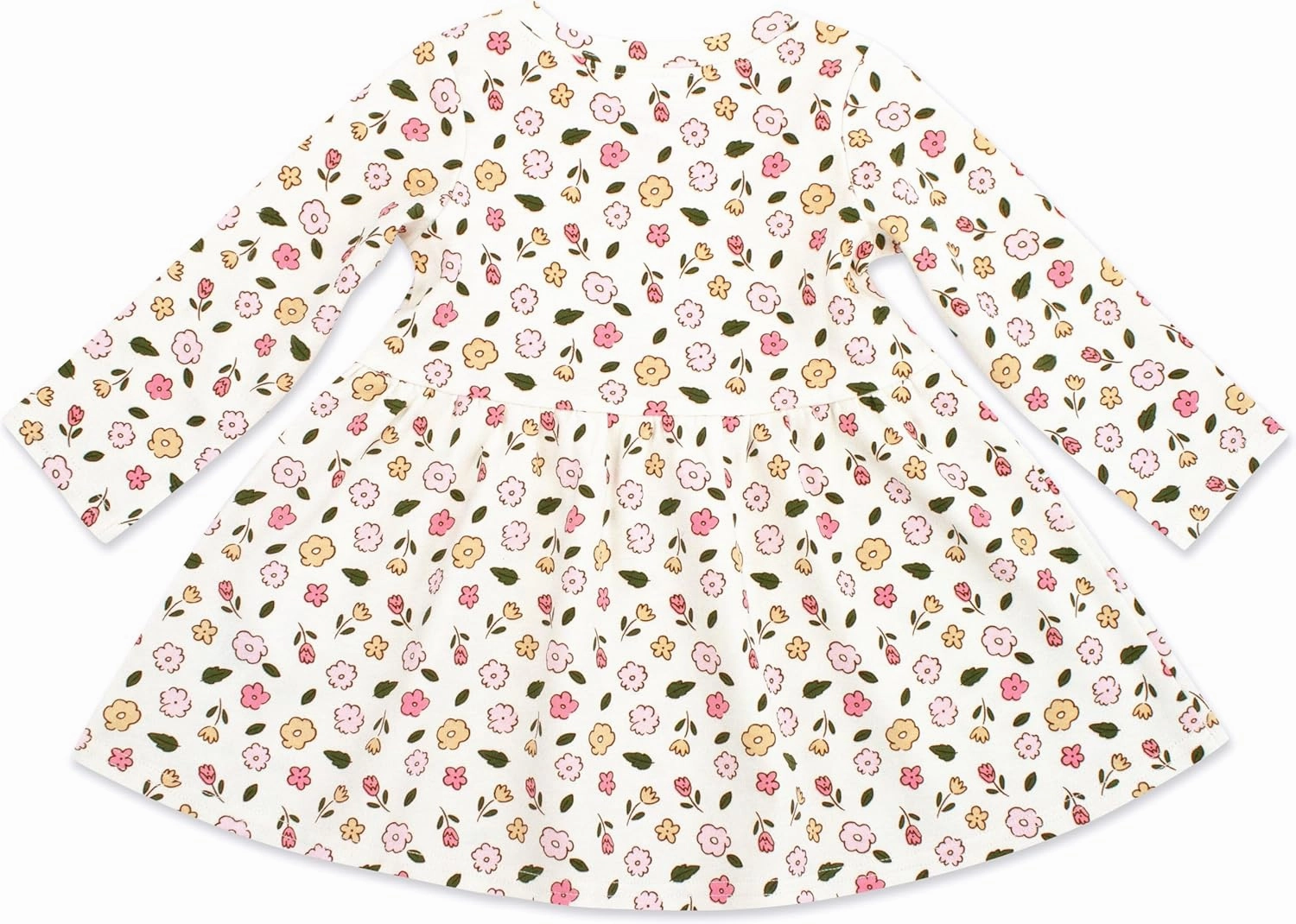 Zutano Baby Girls' Organic Cotton, Long Sleeve Dress